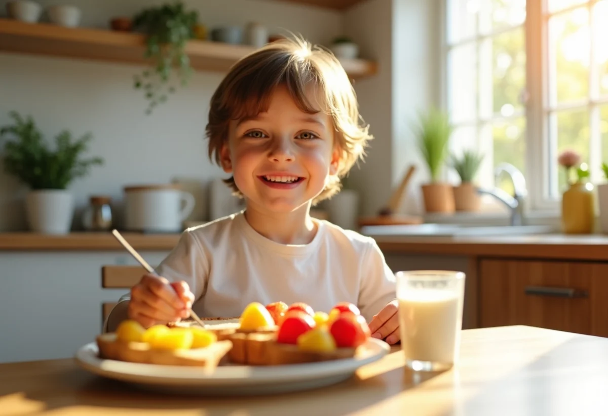 Petit-déjeuner sain pour un enfant, quoi leur donner ?