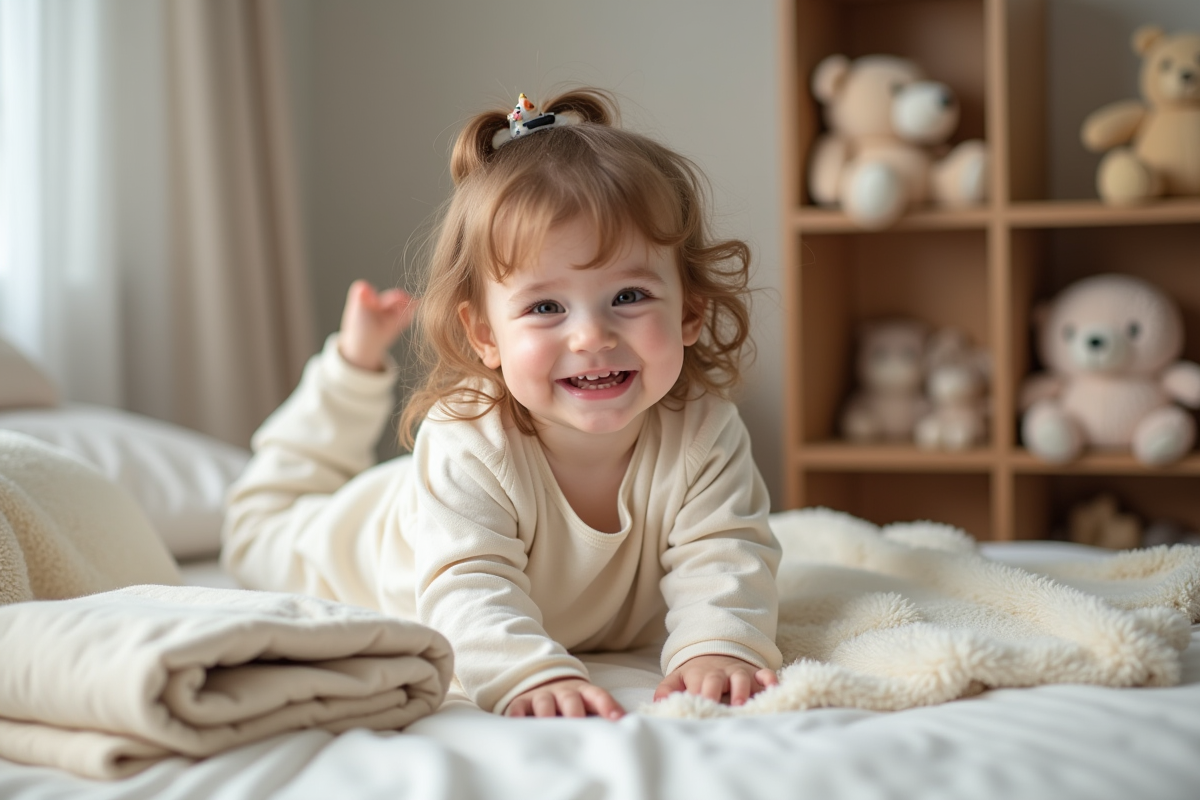 Transition de la turbulette à la couverture : à quel âge faire le changement ?