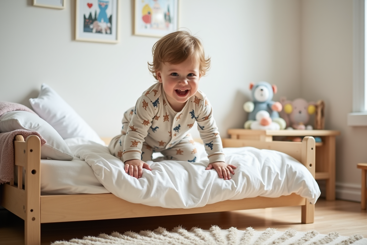Transition vers le lit au sol pour tout-petit : le moment idéal