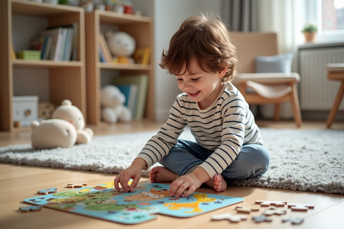 Choix de puzzles idéaux pour les enfants de 3 ans